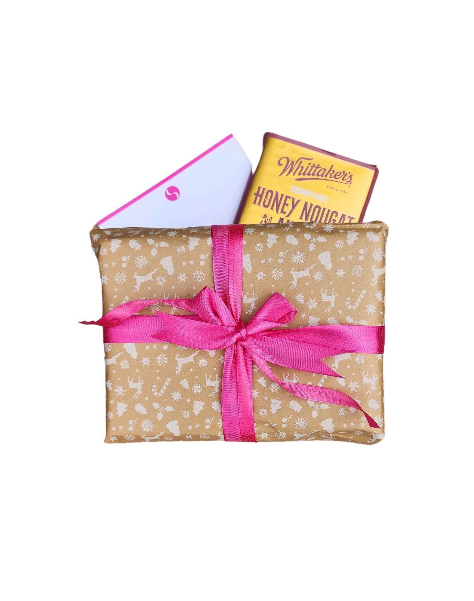 gift wrapping and chocolate
